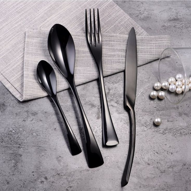 Smart Golden™ Jet-Black Dining Set