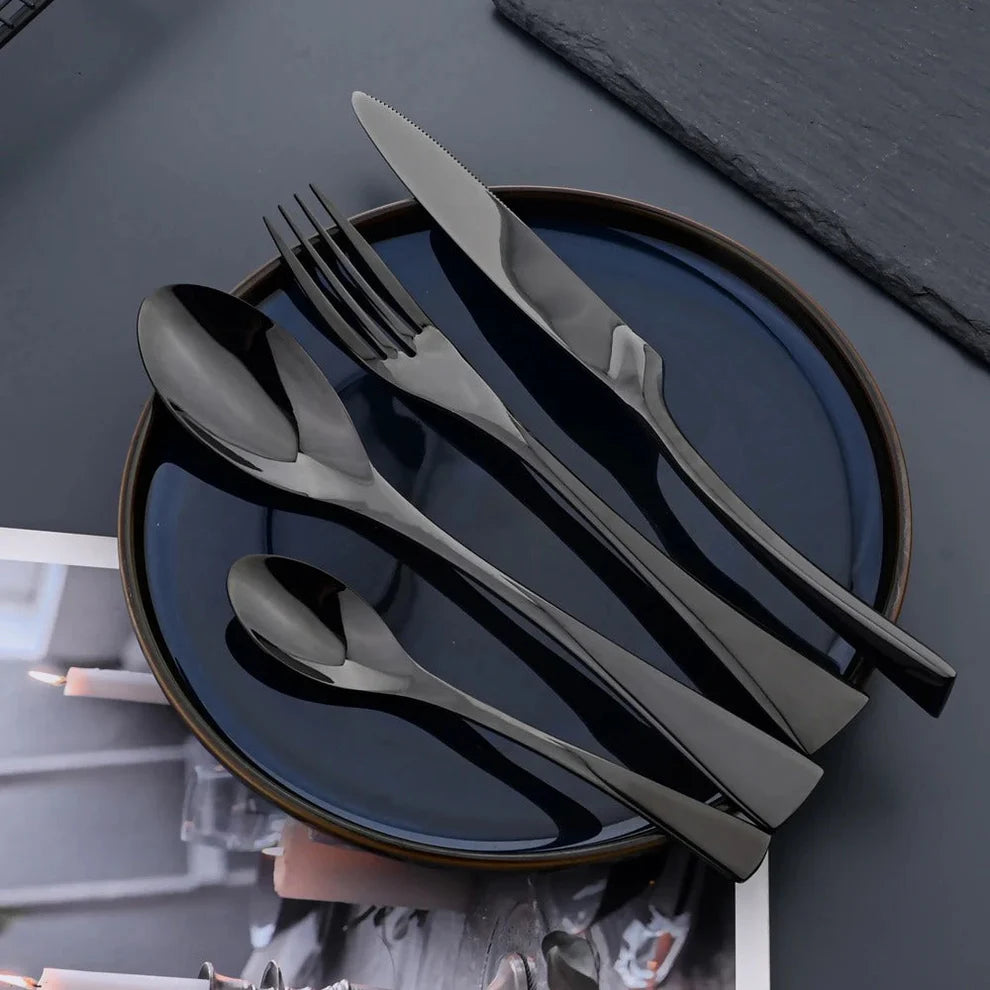 Smart Golden™ Jet-Black Dining Set